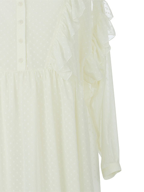 Платье из светло-лимонного шифона, 3