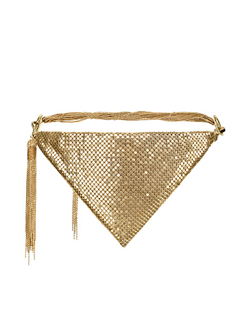 Золотистая сумка на пояс, 2