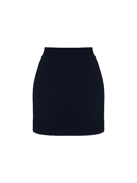 Темно-синий спортивный костюм из свитшота и юбки-мини, 3 Темно-синий спортивный костюм из свитшота и юбки-мини, 3