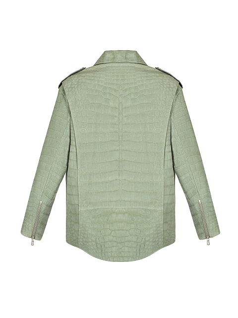 Зеленая косуха из кожи крокодила, 2