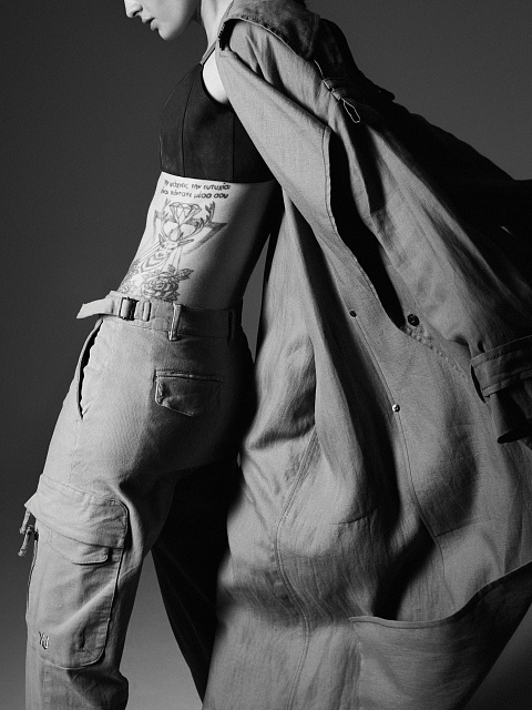 Коричневые брюки-карго из хлопка, 8 Коричневые брюки-карго из хлопка, 8