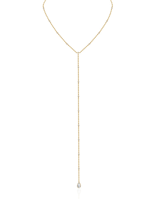 Колье-галстук из золота с бриллиантами, 1