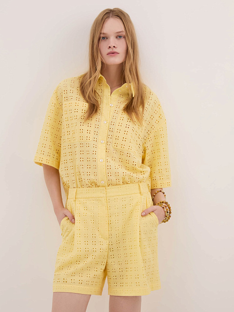 Желтая рубашка из хлопка, 2 Желтая рубашка из хлопка, 2