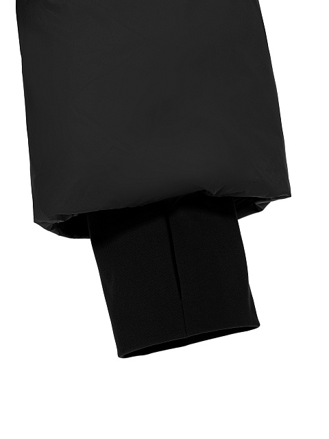 Черный унисекс пуховик с капюшоном, 7