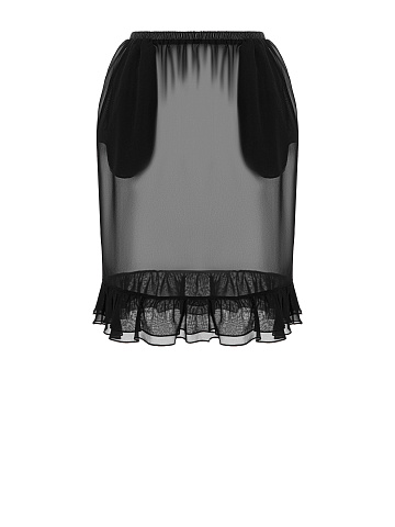 Черная юбка-мини, 1