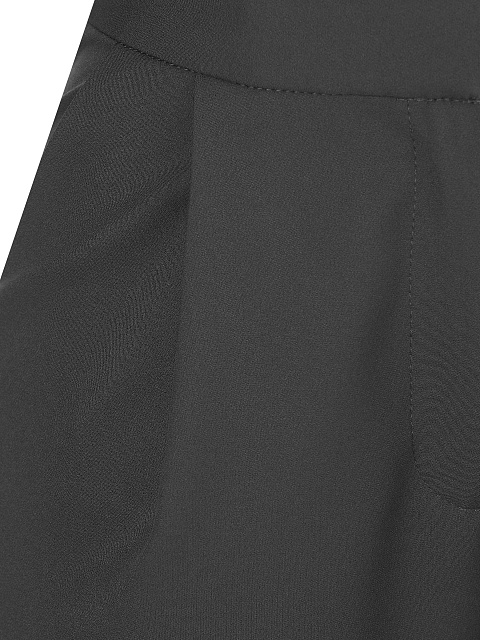 Серый брючный костюм со штрипками, 5