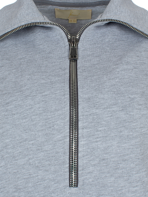 Серый трикотажный костюм с желтой вышивкой, 6