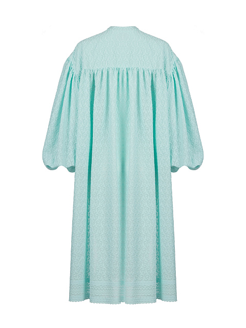 Мятное хлопковое платье-рубашка, 2 Мятное хлопковое платье-рубашка, 2