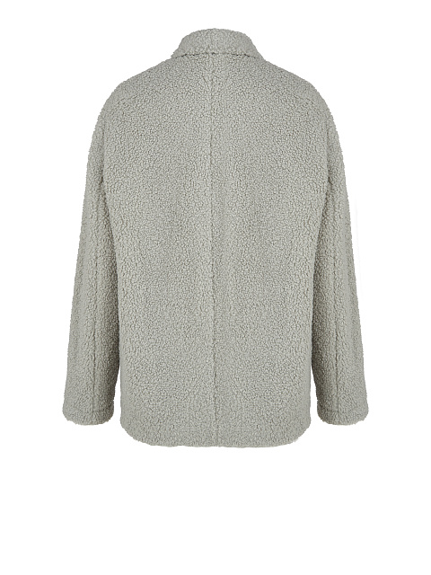 Серый жакет из эко-меха, 3
