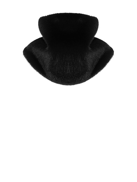 Черный воротник-шарф на молнии, 2