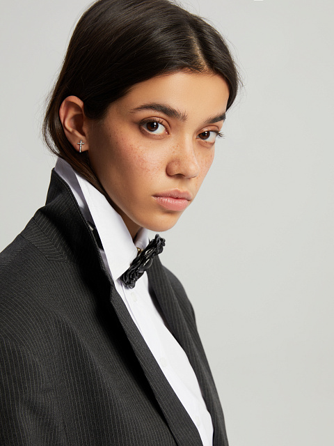 Черное колье-чокер из эко-кожи, 5 Черное колье-чокер из эко-кожи, 5