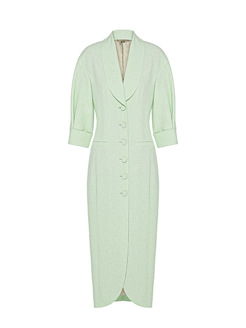 Платье-миди из твида, 1 Платье-миди из твида, 1