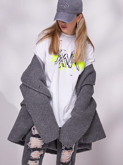 Белая хлопковая футболка Yana, 4 Белая хлопковая футболка Yana, 4