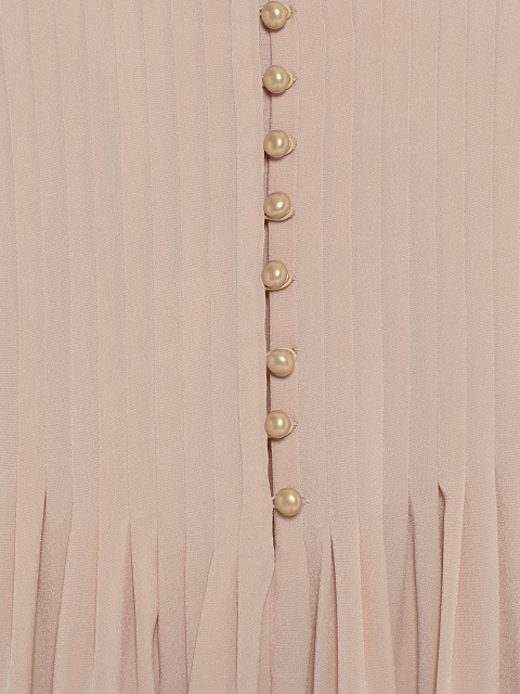 Бежевый костюм-двойка с вышивкой, 5