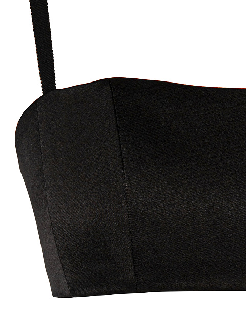 Черный комплект из топа и юбки-макси, 3