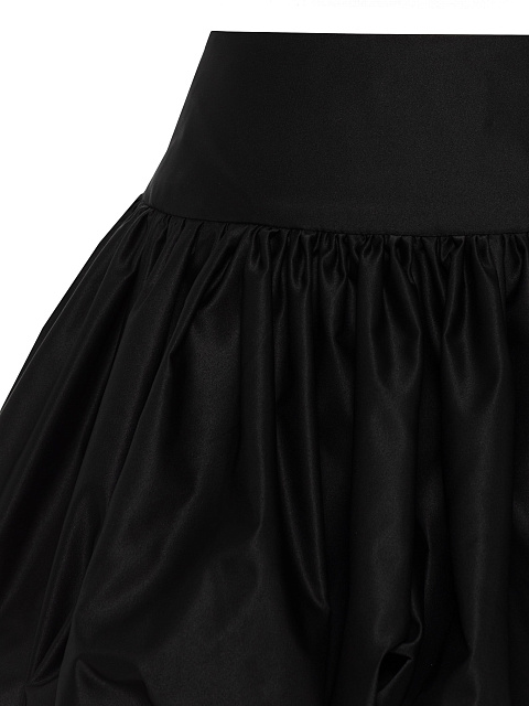 Черная юбка-мини из тафты, 3 Черная юбка-мини из тафты, 3