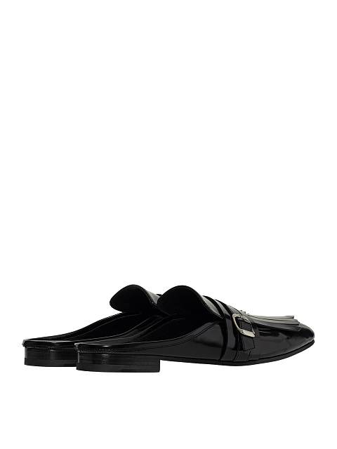 Кожаные мюли с бахромой, 5