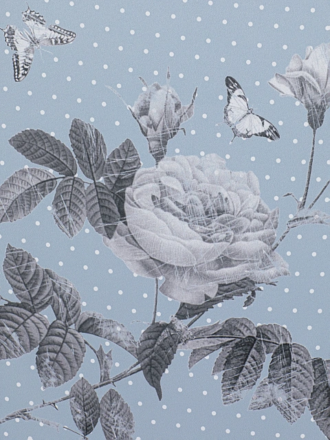 Голубой платок с принтом Crush, 3