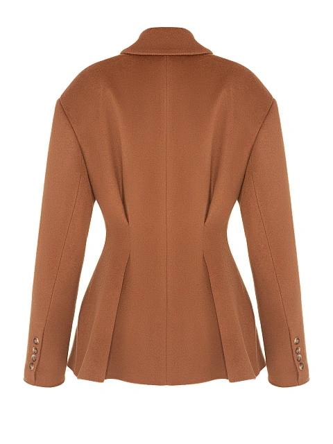 Коричневый шерстяной жакет, 2