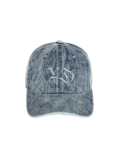Синяя кепка из вареного денима, 2