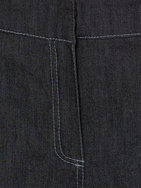 Темно-серые джинсы-клеш, 3