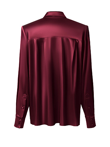 Блузка из шелка с подплечниками, 2