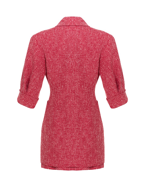 Красный костюм-двойка из твида, 2