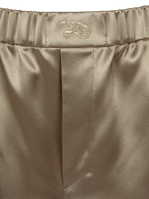 Бежевый домашний костюм из шелка, 6 Бежевый домашний костюм из шелка, 6