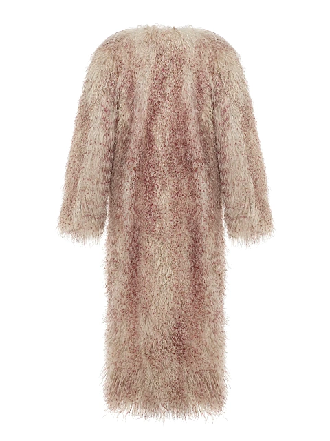 Длинная шуба из меха ламы, 6