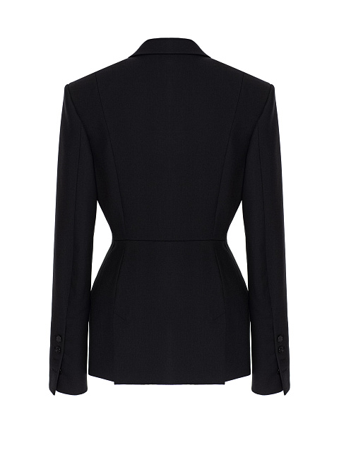 Черный жакет с вышивкой, 2