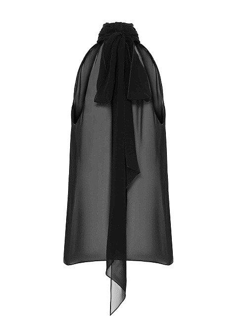 Черный топ из шифона, 2 Черный топ из шифона, 2