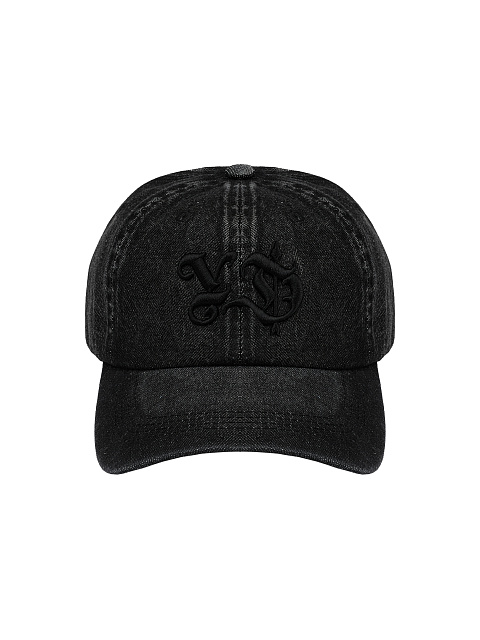 Черная джинсовая кепка с вышивкой, 2 Черная джинсовая кепка с вышивкой, 2