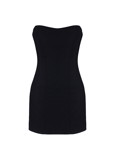 Черное платье-макси из сетки с пайетками, 3