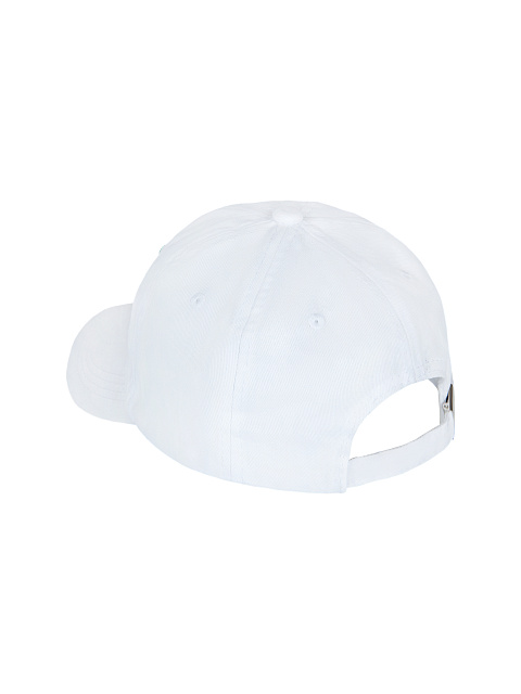 Белая джинсовая кепка с голубой вышивкой, 3