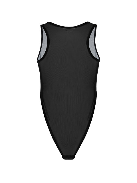 Черное боди из сетки с декором из страз, 2 Черное боди из сетки с декором из страз, 2