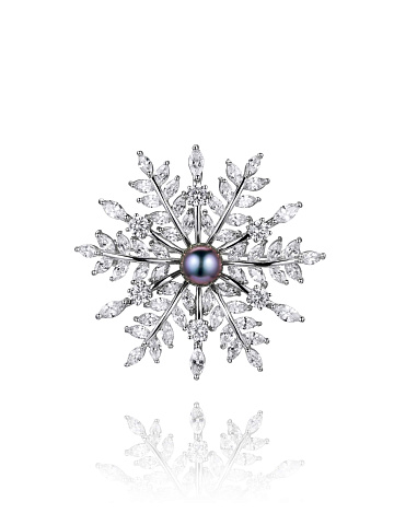 Брошь из белого золота, 1