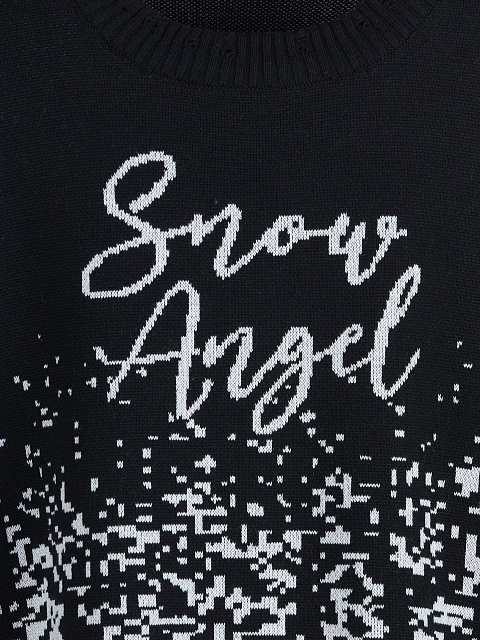Черный свитер Snow Angel, 3 Черный свитер Snow Angel, 3