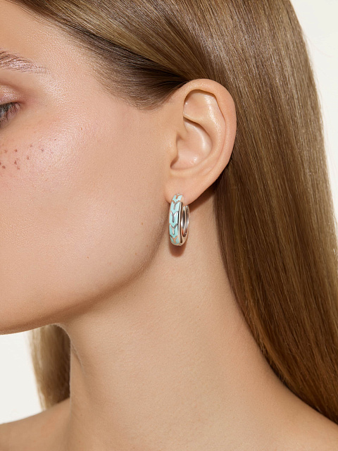 Хупсы с эмалью Paraiba Color, 3