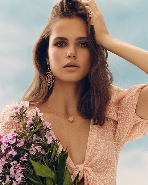 Розовое хлопковое платье-мини, 7 Розовое хлопковое платье-мини, 7