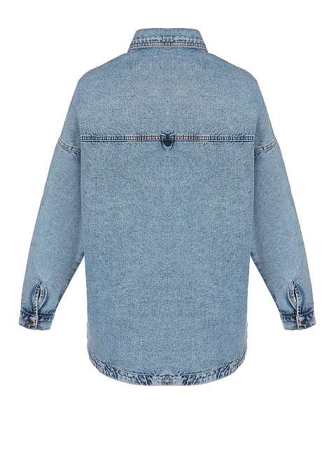 Голубая рубашка из денима, 2