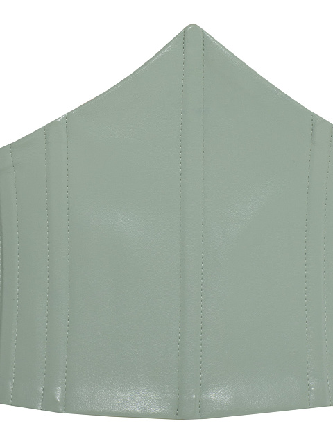 Мятный кожаный корсет, 3