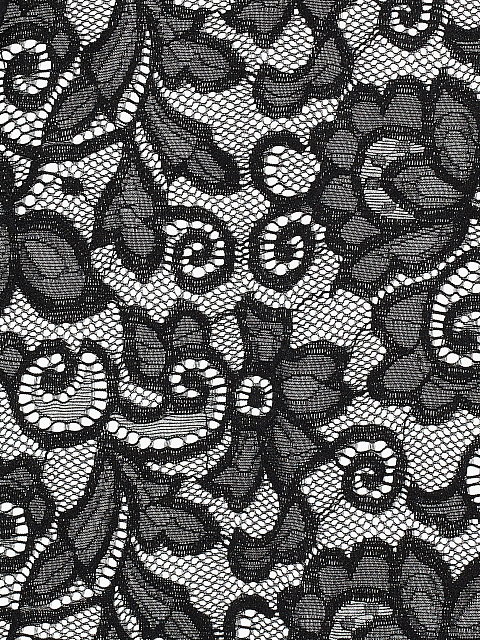 Черная укороченная блузка из кружева, 4