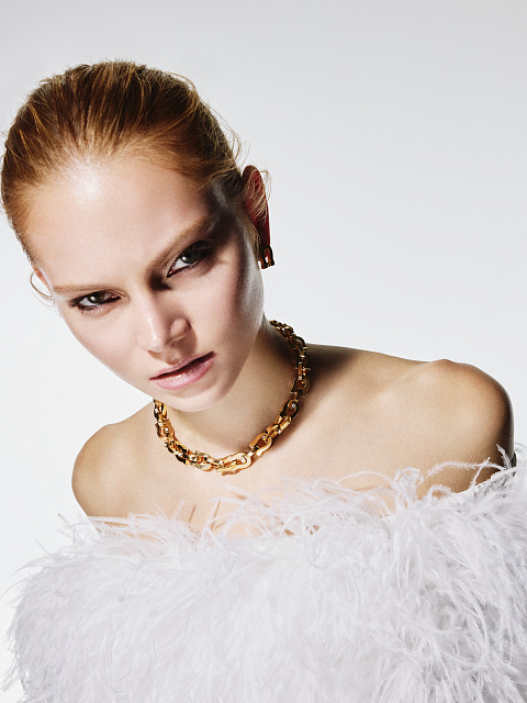 Колье-цепь из желтого золота, 2