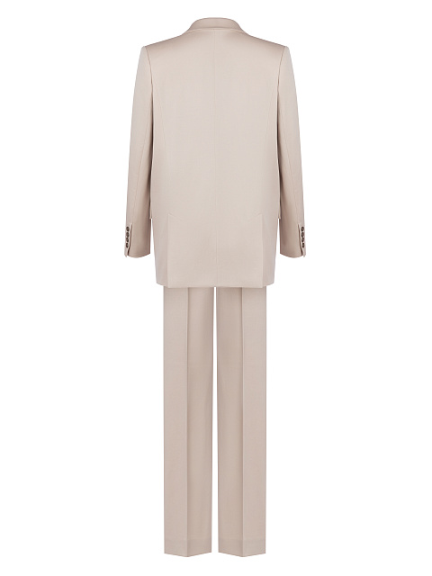 Бежевый костюм-тройка с корсетом, 3