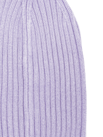Фиолетовый комплект из шапки и митенок, 2