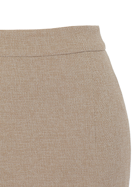 Бежевый костюм-тройка с цветочной вышивкой, 12