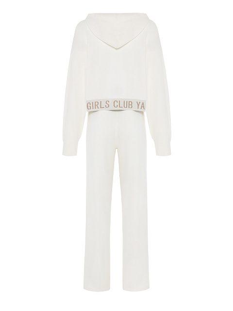 Белый костюм из кашемира Hot Girls Club, 3