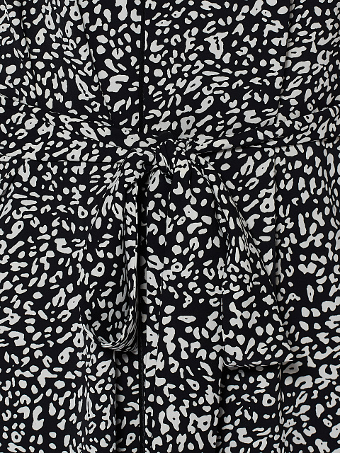 Черная пижама с леопардовым принтом, 6