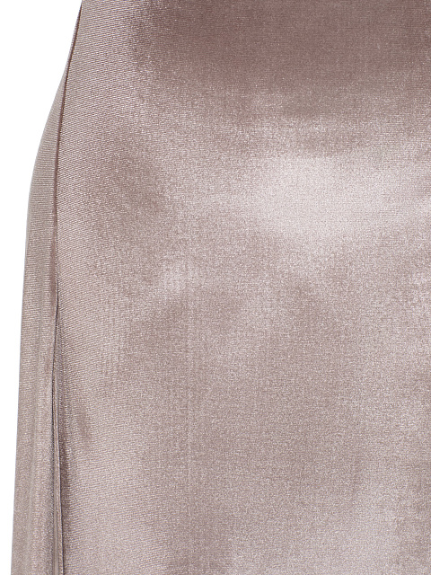 Коричневое бархатное платье-макси, 3