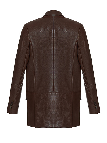 Коричневый кожаный жакет, 2